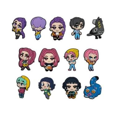 Imagem de Pingentes De PVC Coloridos De Personagens De Desenho Animado Para Croc