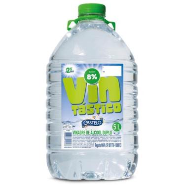 Imagem de Vinagre de Álcool Vintástico 8% Castelo Bombona PET 5L