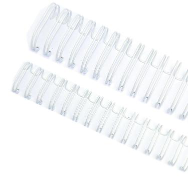 Imagem de Caixa de Espiral Lassane Garra Duplo Anel Wire-o 2x1 A4 3-4 140 Fls 50 Unidades Branco