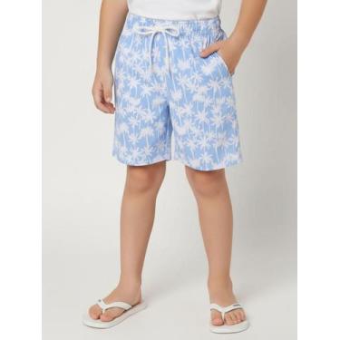 Imagem de Bermuda Tactel Infantil Para Menino - AZUL - Viston, Azul, 4