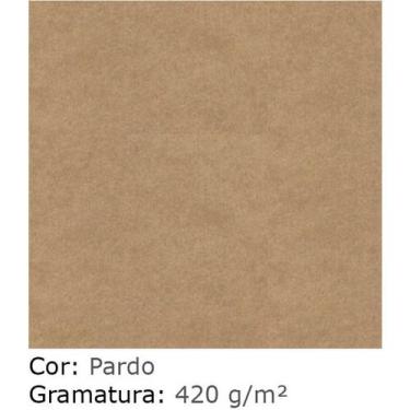 Imagem de Papel Kraft 420 g/m² A4 Pct 100 Fls - PU