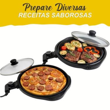 Imagem de Grill Elétrico Com Termostato Antiaderente Preto 127V - Startools, Pre