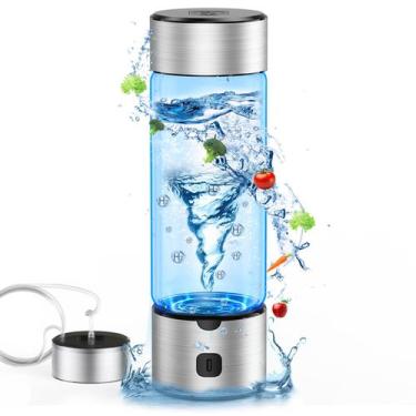 Imagem de Garrafa de Água Hidrogenada IJEUH 460 ml com Gerador SPE e PEM
