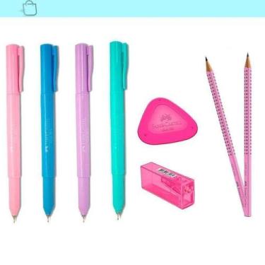 Imagem de Kit Lapis Borracha Apontador Fine Pen Faber-Castell DIVERSAS, DIVERSAS