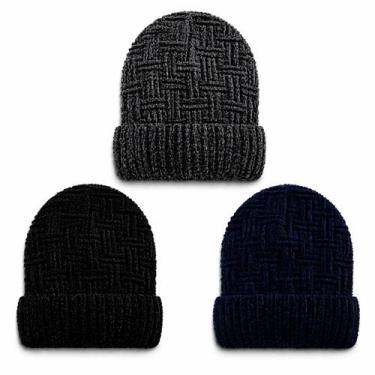 Imagem de Touca Unissex de Inverno Quentinha Confortável com Design Moderno - Mi