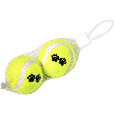 Imagem de Brinquedo Chalesco Bola de Tenis 2 Unidades para Cães - Tam. P