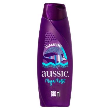 Imagem de Shampoo Aussie Mega Moist Super Hidratação com 180ml 180ml