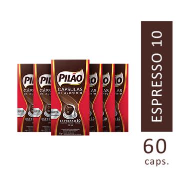 Imagem de Kit 60 Cápsulas de Café Pilão Espresso 10