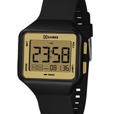 Imagem de Relógio X-Games Xlppd039 Cxpx Masculino Preto E Dourado