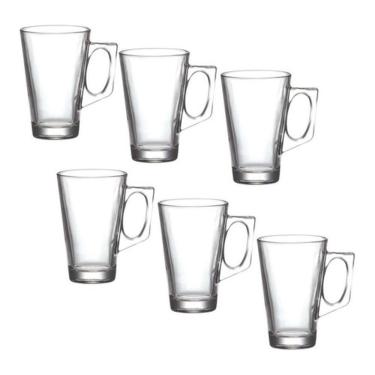 Imagem de Jogo Com 6 Xícaras De Vidro 250 Ml Cappuccino Café Nespresso