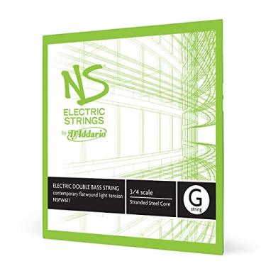 Imagem de D'Addario Fio G simples de baixo contemporâneo NS Electric, escala 3/4, tensão média