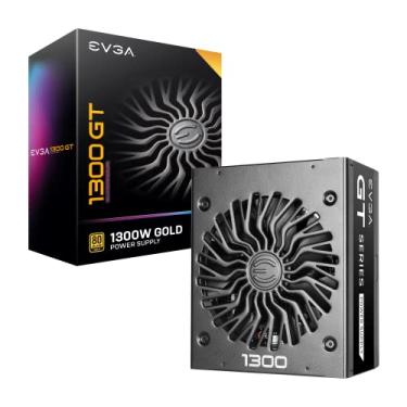 Imagem de EVGA Supernova 1300 GT, 80 Plus Gold 1300W, Totalmente Modular, Modo Eco com Ventilador FDB, 10 Anos de Garantia, Inclui Power ON Self Tester, Tamanho Compacto de 180mm, Fonte de Alimentação