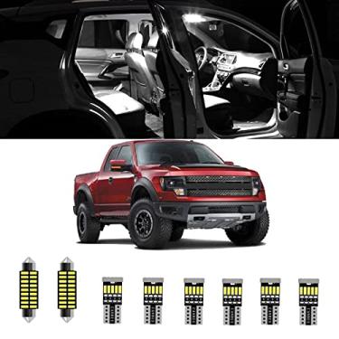 Imagem de 9 peças F150 Kit de luzes LED interiores super brilhantes com mapa de LED para captador Ford F150 2009 2010 2011 2012 2013 2014 todos os modelos