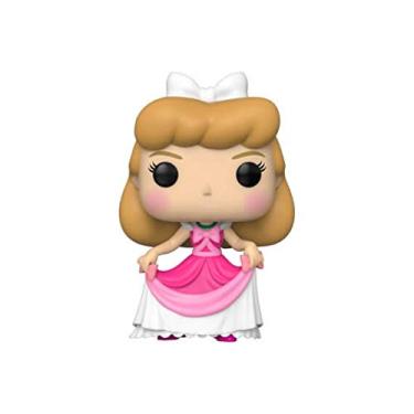 Imagem de Funko - Estatueta Disney Cendrillon – Cendrillon em vestido rosa Pop 10 cm – 0889698456494