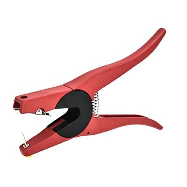 Imagem de Etiquetas de orelha de gado, aplicador de etiqueta de orelha, alicate de etiqueta de orelha de ovelha, alicate de etiqueta de orelha de gado de porco ferramenta de gado para animais de fazenda de cabra de ovelha de vaca vermelho, ferramentas de instalação de cartão de identificação animal