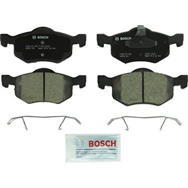 Imagem de BOSCH BC843 QuietCast Conjunto de pastilhas de freio a disco de cerâmica premium - Compatível com Ford Escape selecionado; Mazda Tribute; Mercury Mariner; FRENTE