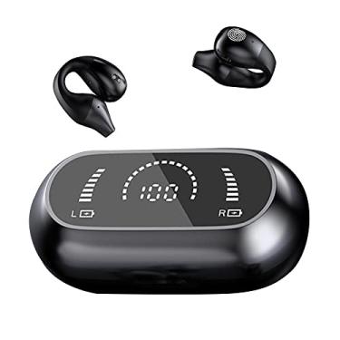 Imagem de Generic Fones de ouvido Bluetooth esportivos BH003 Preto com Bluetooth 5.2 e condução óssea