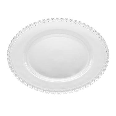 Imagem de LYOR - Prato Para Sobremesa de Cristal Coração Transparente 20cm - Mesa Posta - Itens Para Casa - Utensílios de Cozinha - Enxoval - Casamento - Decoração