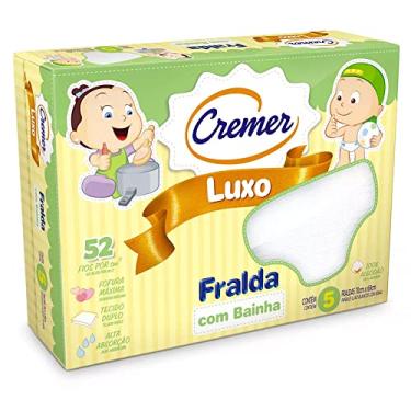 Imagem de Cremer Fralda Luxo Com Bainha Pc Com 5 Unidades (Embalagem Pode Variar)