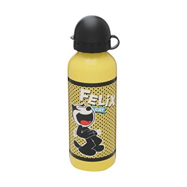 Imagem de Squeeze Alumínio Uvl Felix Laughing Fd Amarelo 6,5X18Cm 500Ml