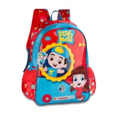 Imagem de Mochila Luccas Neto De Ombro Original E Som