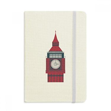 Imagem de Tower Big Ben Caderno com a bandeira do Reino Unido, capa dura oficial, diário clássico