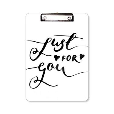 Imagem de Placa de suporte para escrever à mão, pasta de prancheta A4 da Just for You