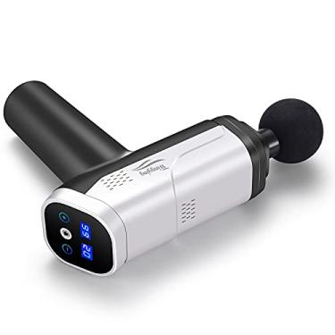 Imagem de Pistola Massageadora Profissional Alta Frequência 6 Cabeça de Massagem (Cinza espacial)