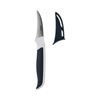 Imagem de Zyliss Faca confortável para descascar E920218, aço inoxidável japonês, preto/branco, faca de cozinha/faca de vegetais/faca de frutas, pode ser lavada na lava-louças, 6,5 cm