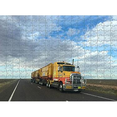 Imagem de 4 Quebra-Cabeça Cognitivo Reabilitação para Idosos - Caminhões 40 peças