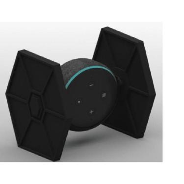 Imagem de Suporte Para Echo Dot 3 Tie Fighter Star Wars