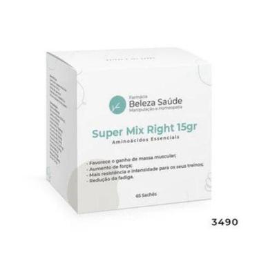 Imagem de Super Mix Right 15Gr Aminoácidos Essenciais Grau Farmacêutico Pureza M