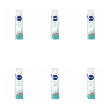 Imagem de Nivea Fresh Dry Desodorante Aerosol 150ml (Kit C/06)