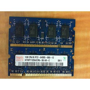 Imagem de HYNIX HYMP112S64CR6-S6 1GB Memória RAM Notebook SODIMM DDR2 PC6400(800) UNBUF 1.8v 2RX16 200P 128MX64 64mX16 CL6