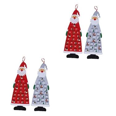 NOLITOY 2Pcs Ornamento Decoração Retrô Pendurado? Noel? Decorações