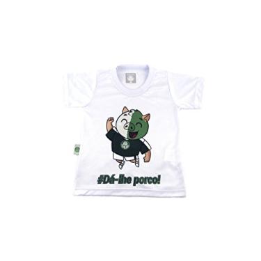 Imagem de Camiseta Torcida Palmeiras, Rêve D'or Sport, Bebê Unissex, Branco, 1