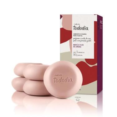 Imagem de Sabonete em Barra Puro Vegetal Tododia Romã e Flor de Amora