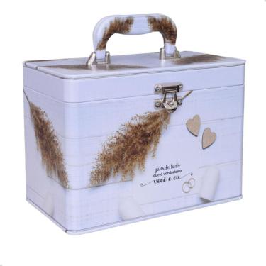 Imagem de Maleta para 600 Fotos 6 Álbuns fotográficos 10x15 VOCÊ E EU Aliança Namorados Casamento Noivado Enlace