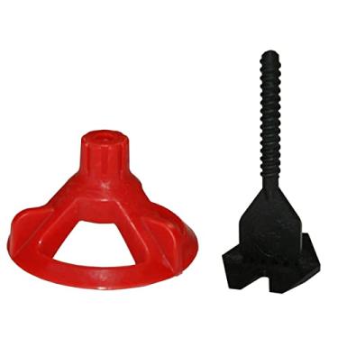 Imagem de Spin Doctor Sistema de controle Lippage 250 Kit iniciante com 1/8 placas de base, sistema de nivelamento de azulejo 1/8