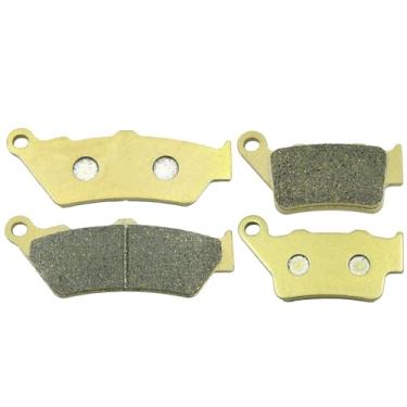 Imagem de ALLIE ZENG Pastilhas de freio dianteiras traseiras compatíveis com/para BMW G 650 GS F 650 GS 2007 2008 2009 2010 2011 2012 F 650 ST F 650 CS FA209F FA213R