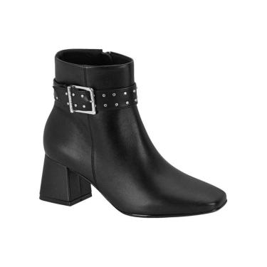 Imagem de Bota Feminina Vizzano Detalhe Fivela Bico Quadrado