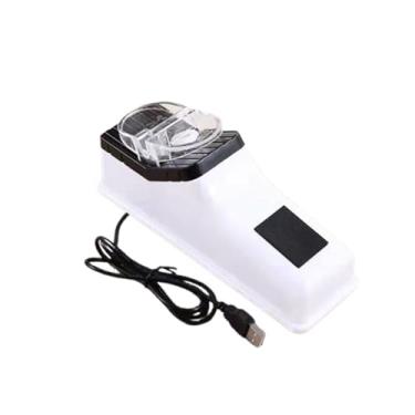 Imagem de Afiador de facas elétrico, Afiador de facas profissional para casa, Afiador de facas, 5 segundos para polimento rápido de afiação com ferramenta de capa protetora para cozinha doméstica (USB)/1415
