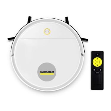 Imagem de Robô Aspirador de Pó Karcher RCV 1 controle remoto 3 modos de limpeza sensor anti-queda e de colisão – Bivolt