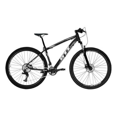 Imagem de Bicicleta Aro 29 Gti Roma 2x9 Freios Hidráulicos K7 11/40 Garfo Com Trava Alumínio Duplo 18v (Preto/Cinza, 17)