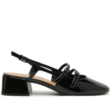 Imagem de Sapato Anacapri Boneca Slingback Preto Verniz