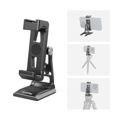 Imagem de SmallRig Suporte de tripé de telefone de metal com adaptador de liberação rápida para sapatos Arca e Cold Shoes, suporte universal de celular para mesa, para DJI RS 3 mini estabilizador, para iPhone