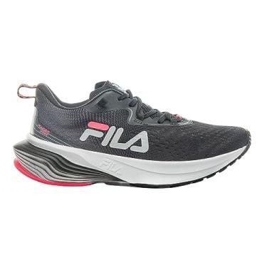 Imagem de Tênis Fila Racer Spider Feminino Preto, Cinza e Rosa, Cor: Preto/cinza, Tamanho: 35