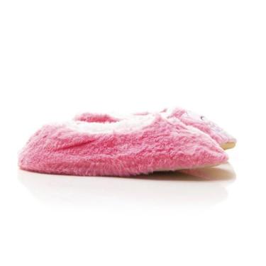 Imagem de Pantufa Feminina Comfy Macia Pata Gatinho Meia Pink 38/41 - Pé Vermelh