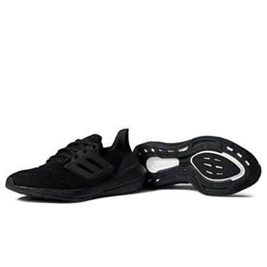 Imagem de adidas Tênis de corrida feminino Ultraboost 22, Preto/Preto/Preto, 9