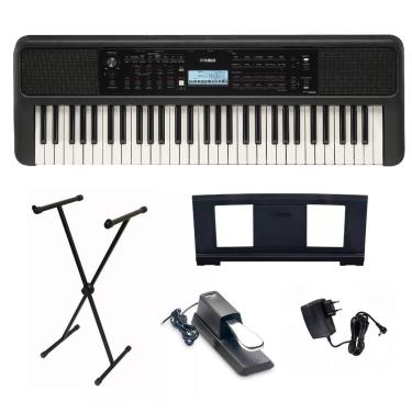 Imagem de Teclado Arranjador Yamaha PSR-E383 E-383 Kit